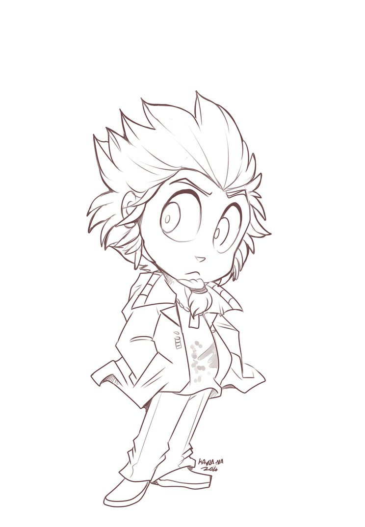 744x1074 Chibi Leon Kuwata By Kayla Na