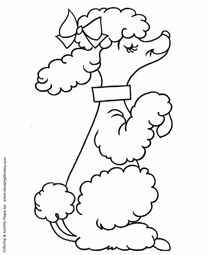 670x820 Pre K Coloring Pages Free Printable French Poodle Pre K Coloring
