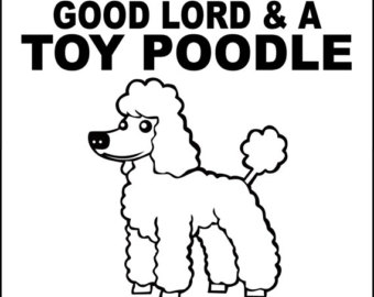 340x270 Poodle Sign Etsy