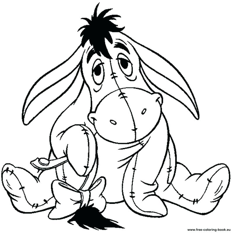 795x800 Stunning Pooh Bear Coloring Pages New Page Valentine The Baby