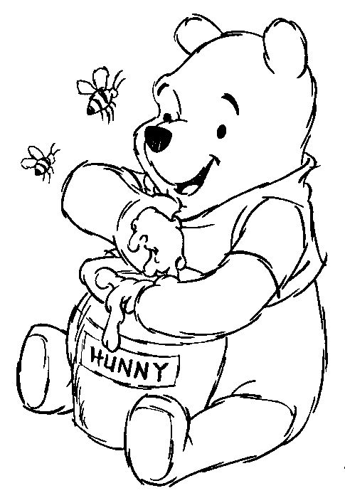 485x700 Winnie The Pooh Sketch Drawing Skill