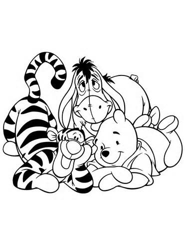 371x480 Winnie The Pooh Coloring Pages To Print Skapdekor I Folie