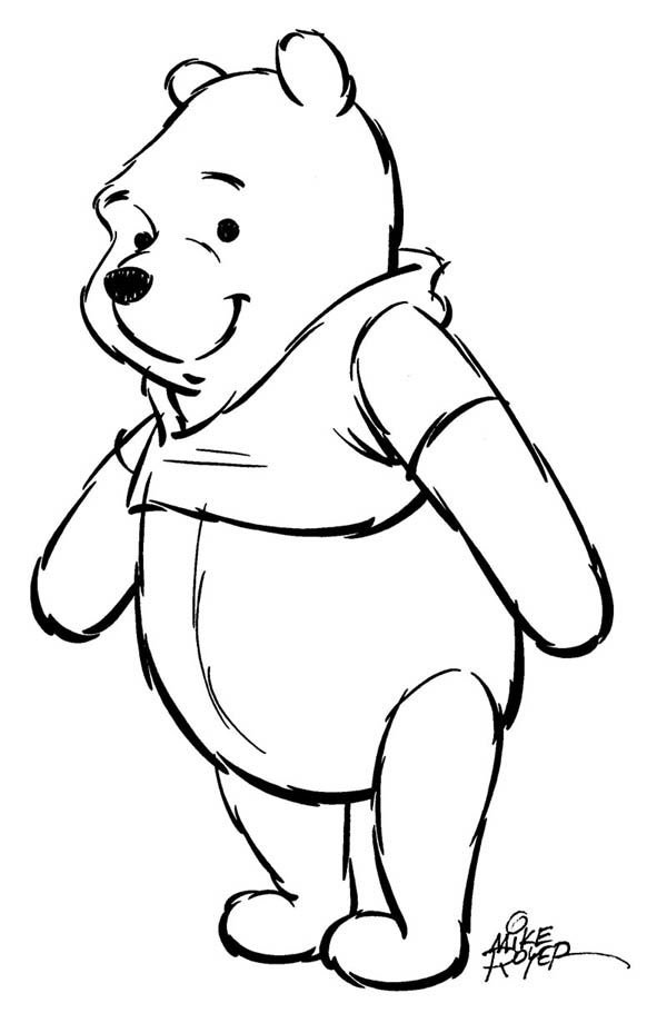 600x920 Mike Royer Winnie The Pooh Drawing