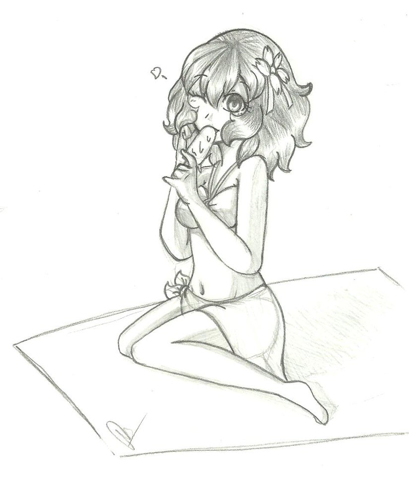 825x968 Mr] Sakura Pool Party. By Cintia The Cat