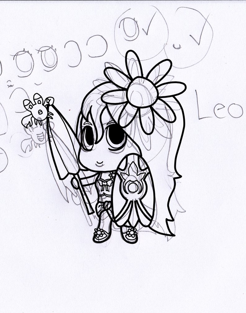 793x1008 Pool Party Leona In Progress By Dipieronovita