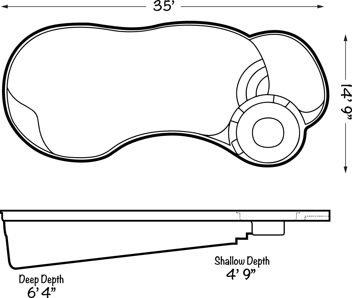 Pools Drawing at GetDrawings | Free download