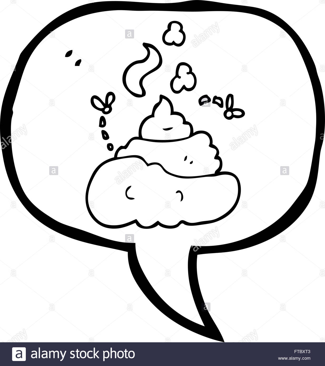 1234x1390 Freehand Drawn Speech Bubble Cartoon Gross Poop Stock Vector Art
