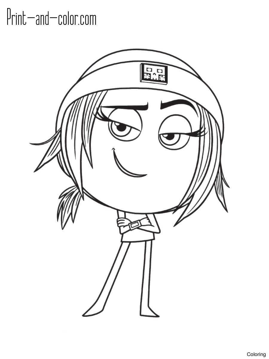 900x1200 Jailbreak Emoji Coloring Page Pages Printable Click The To View