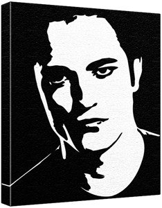 234x300 Robert Pattinson Poprt Painting (100% Original Painting. Not