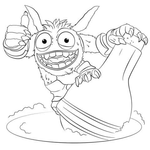 480x480 Skylanders Giants Pop Fizz Coloring Page Free Printable Coloring
