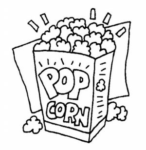 300x308 Popcorn Color Sheet