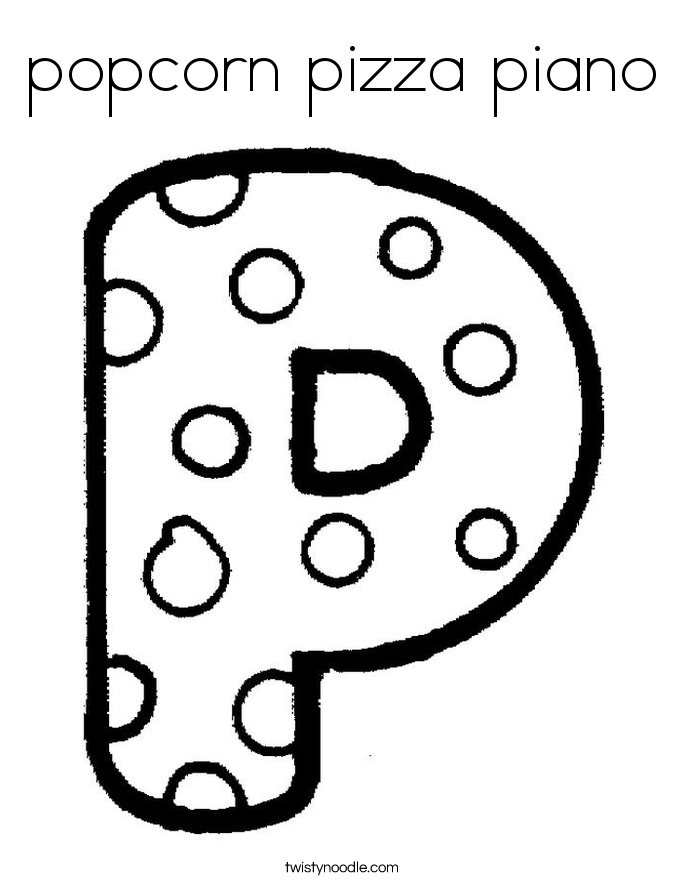 685x886 Coloring Pictures Of Popcorn Free Download