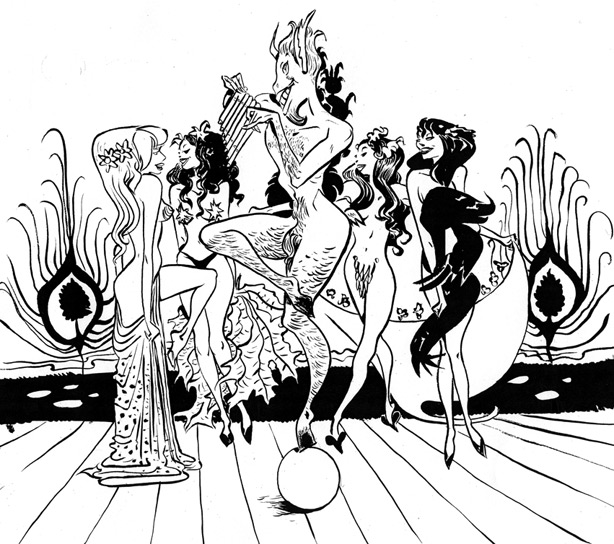 614x544 Paul Pope Art Stash Meathaus