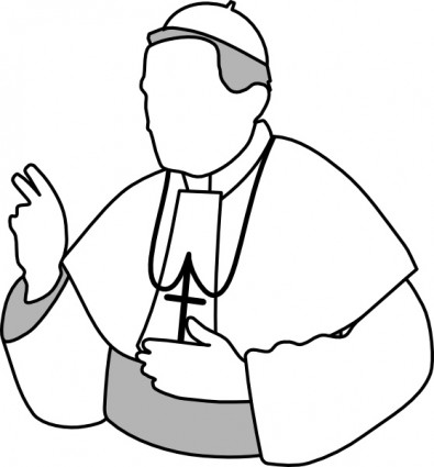 395x425 Pope Clipart Clipart Panda