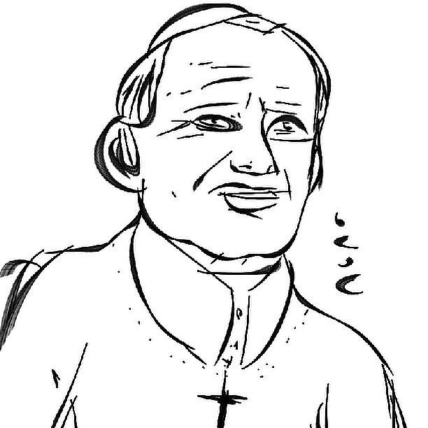612x612 Pope John Paul Ii