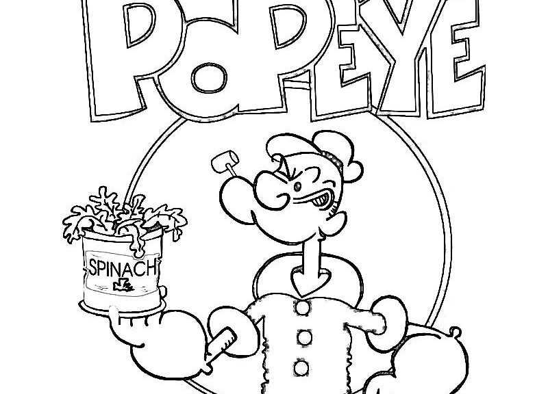 800x576 Popeye Coloring Pages 360coloringpages