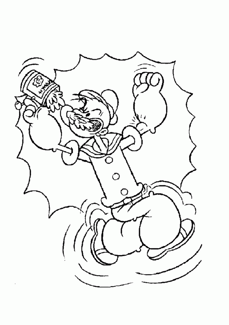 749x1060 Popeye The Sailor Man Coloring Pages 361494