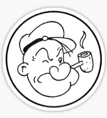 210x230 Popeye The Sailor Stickers Redbubble