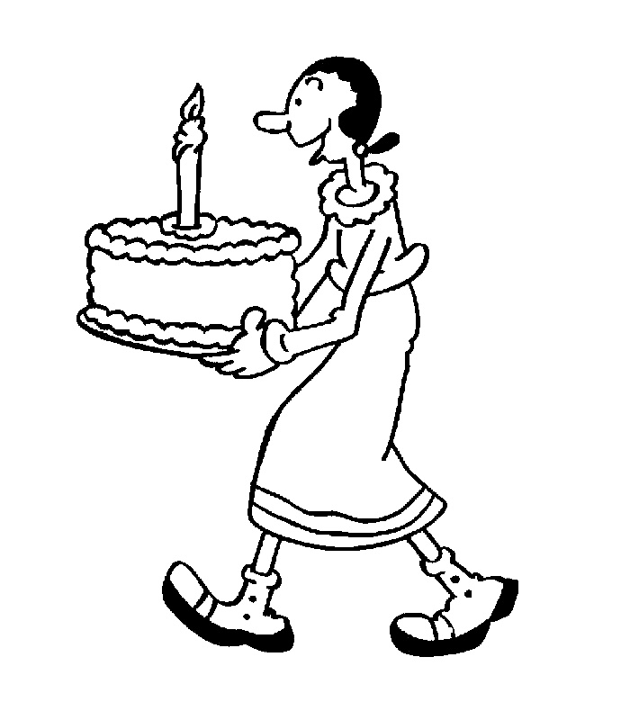 700x800 How To Draw Olive Oyl From Popeye The Sailor Man