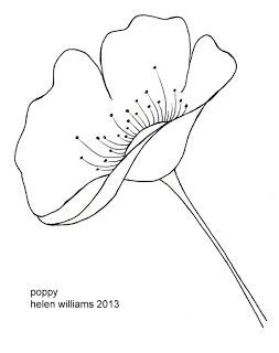 253x320 Drawn Poppy Simple