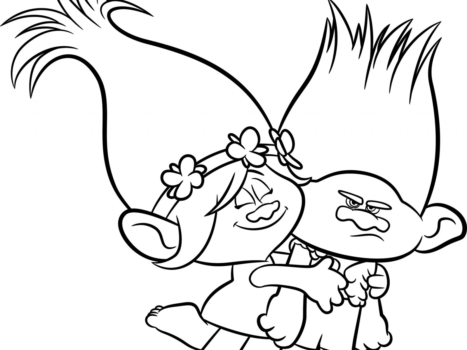 1600x1200 Poppy And Friend Coloring Page Drawing Board Weekly