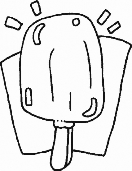 426x550 Popsicle Coloring Page