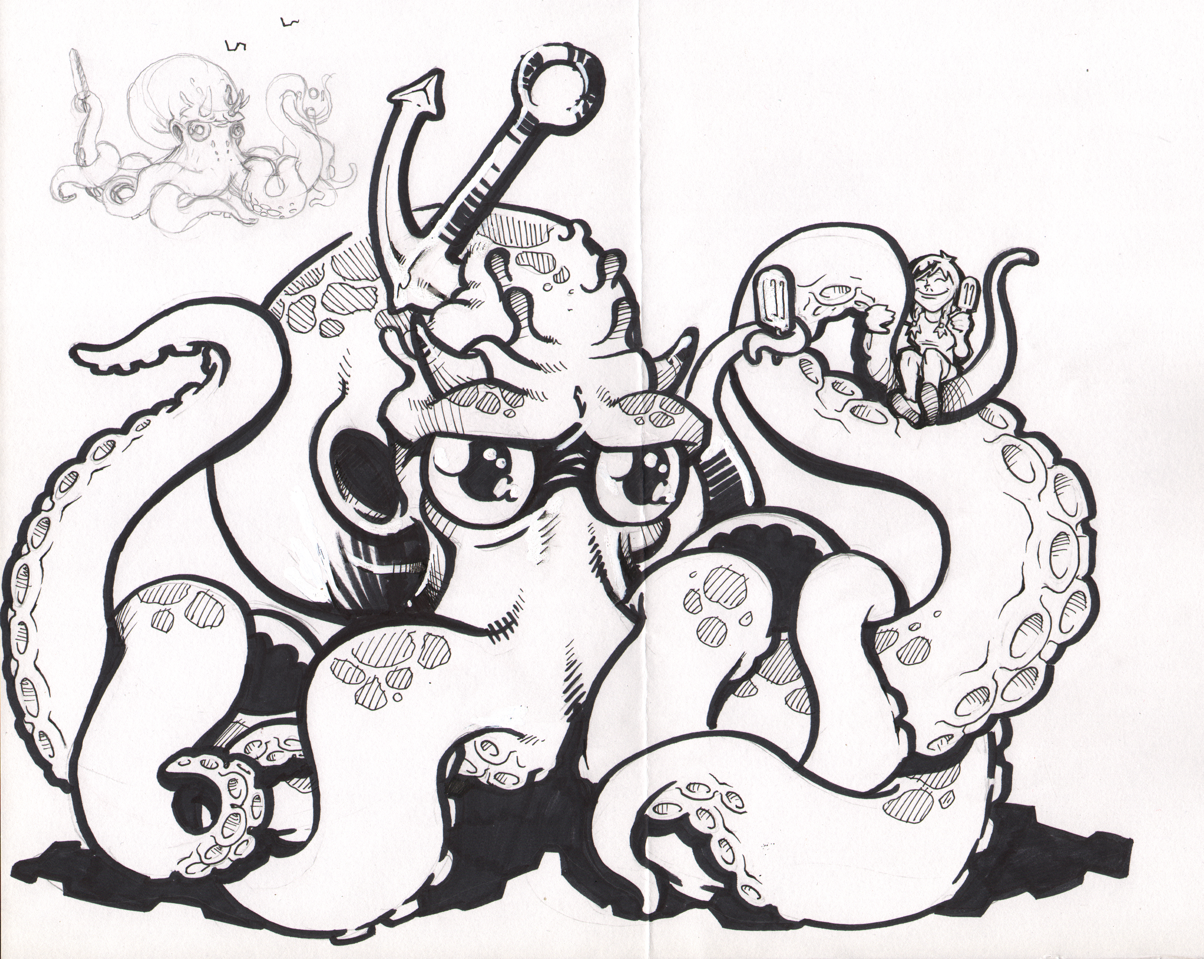 3930x3129 Project 2 Kraken Popsicle! The Art Of Hf!