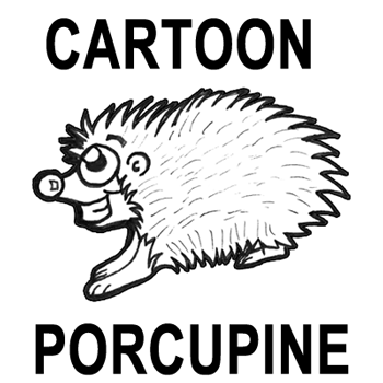 350x350 How To Draw Cartoon Porcupines With Easy Step By Step Drawing