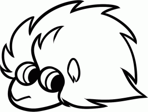 302x228 How To Draw How To Draw A Porcupine For Kids