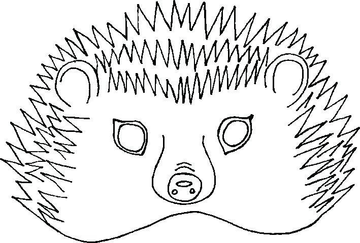 709x479 Porcupine Coloring Page