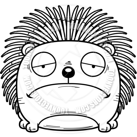 Porcupine Line Drawing at GetDrawings | Free download