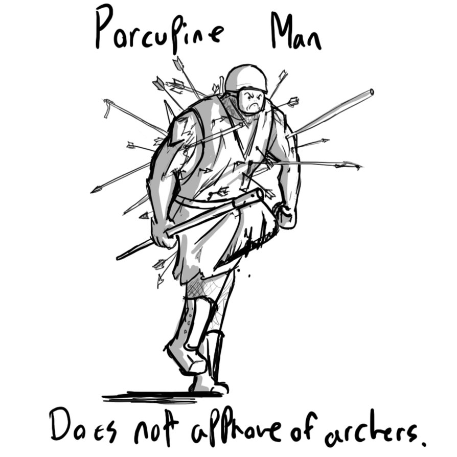 894x894 Porcupine Man By Csp499