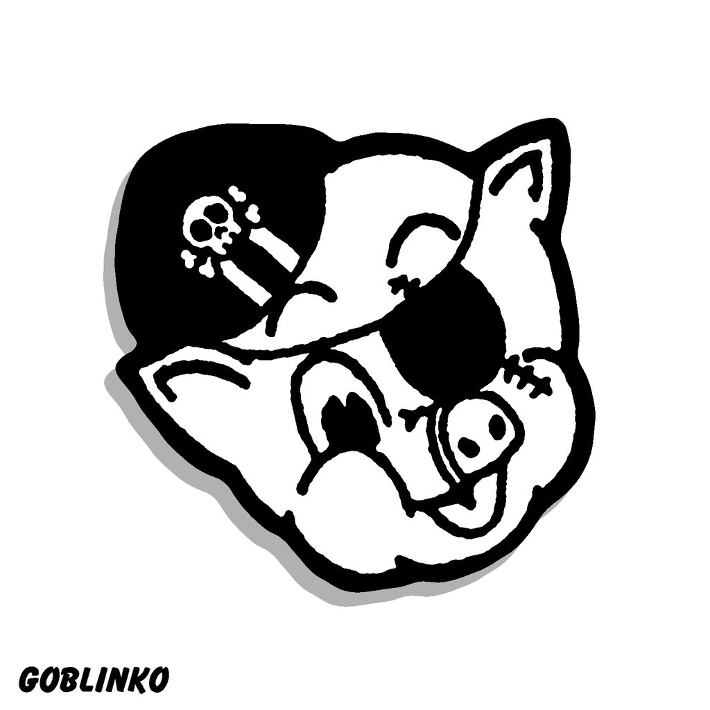 1024x1024 Pork Magazine Die Cut Vinyl Sticker Goblinko Megamall