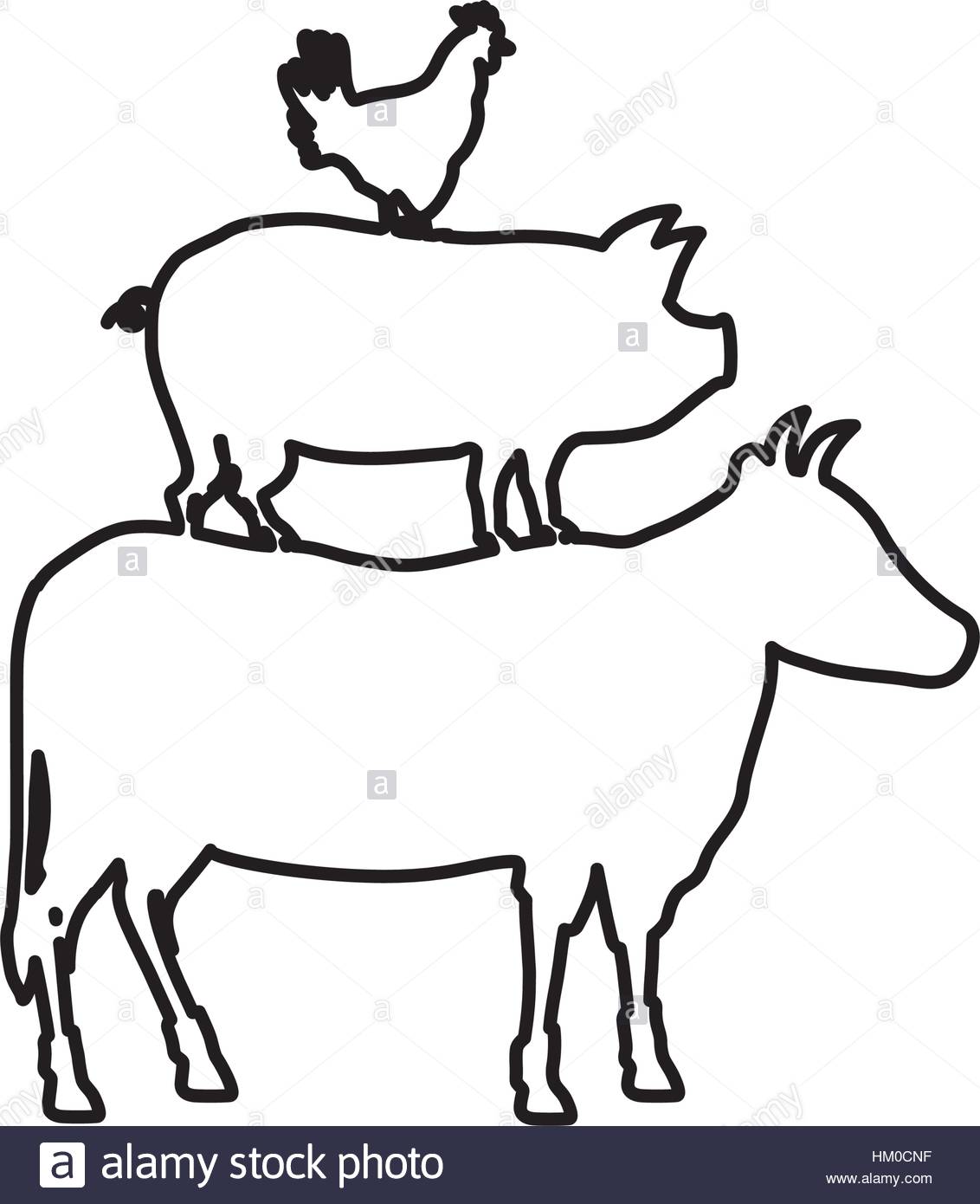 1132x1390 Beef, Chicken And Pork Icon Vector Illustration Graphic Design