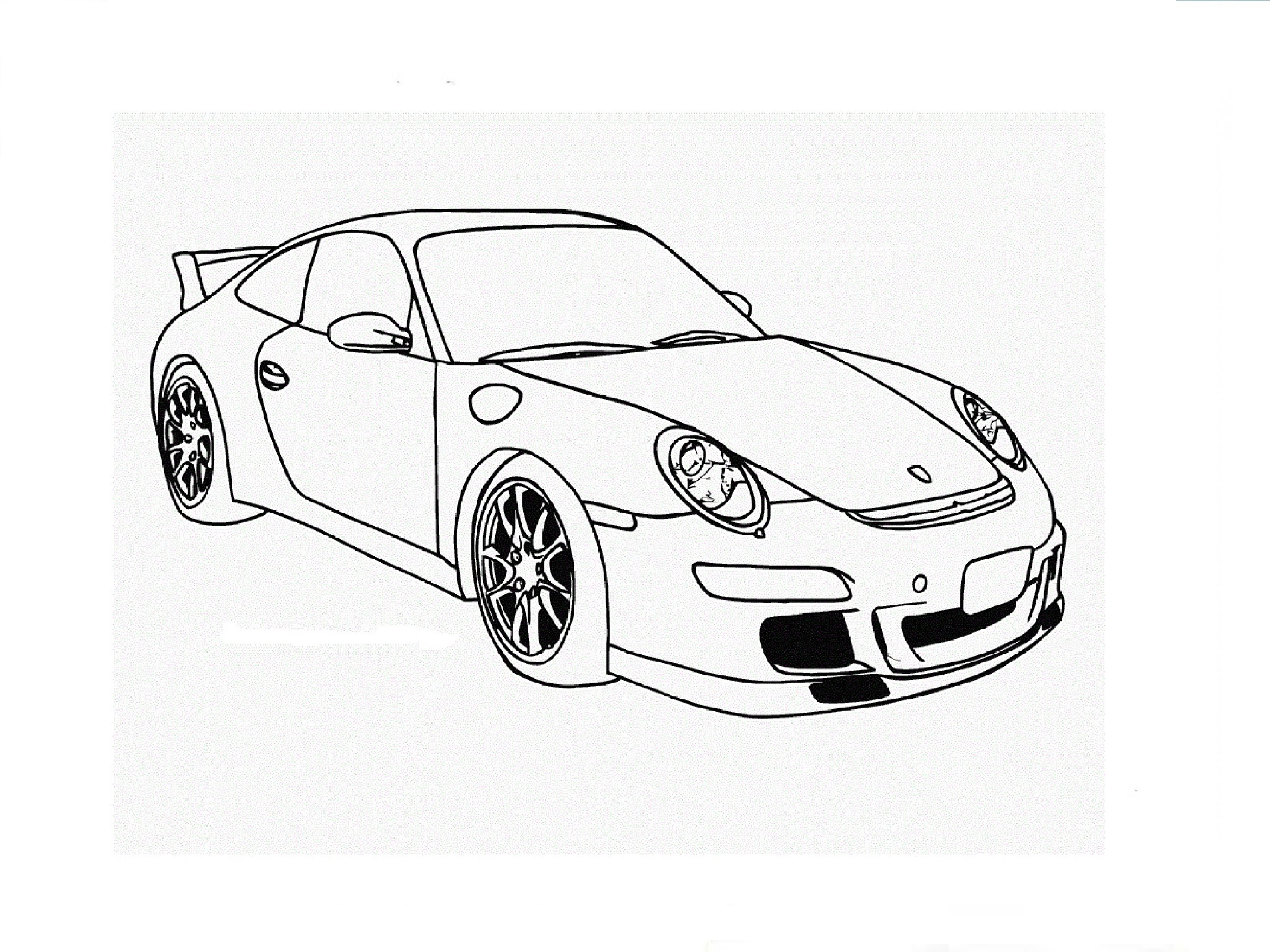 Porsche 911 Drawing at GetDrawings | Free download