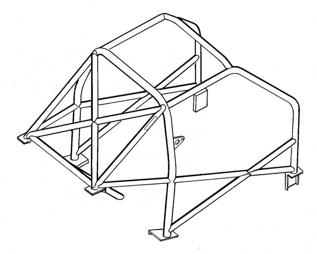 623x500 Porsche 968 Sunroof Weld In Roll Cage Safety Devices Experts