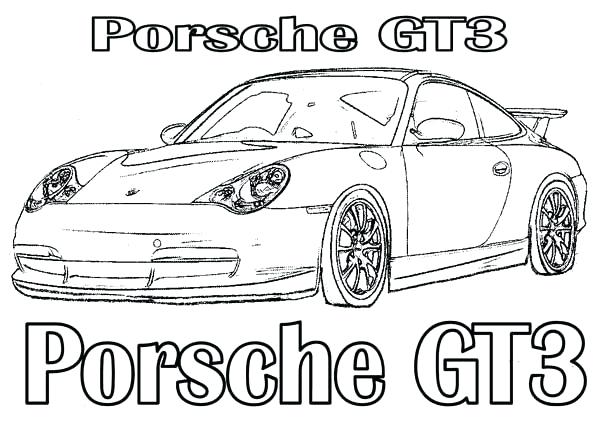 Porsche Drawing at GetDrawings | Free download