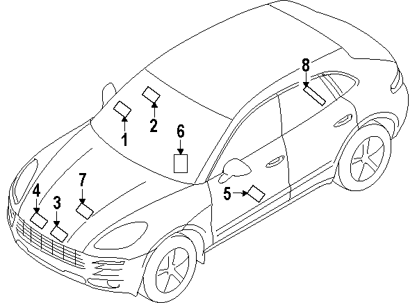 600x436 Porsche Macan Inner Structure Oem Parts