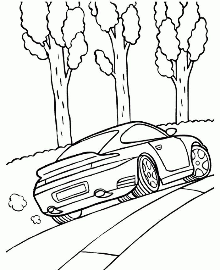 700x859 Porsche Coloring Pages Many Interesting Cliparts