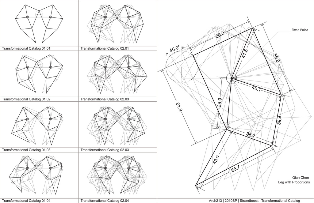 1024x663 Strandbeest Drawings