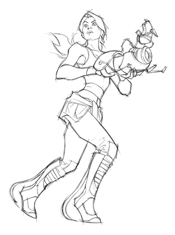 562x754 Portal 2 Sketch By Alexgarner