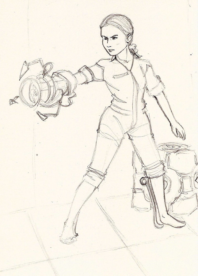 757x1055 Portal Concept Drawing By Rhiakolareny