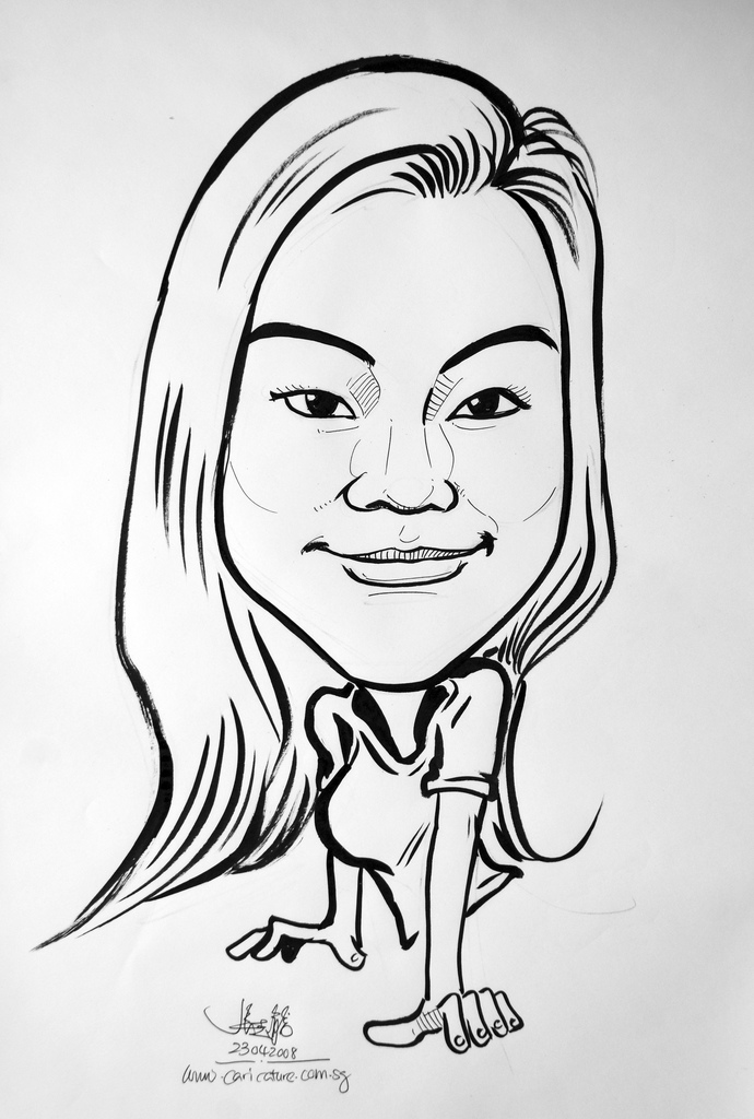 690x1024 Caricature Ink Girl 230408 Caricatures