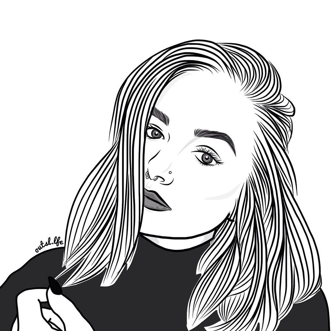 1080x1080 Outlines, Nice, Tumblr, Idea, Drawing, Painting, Illustration