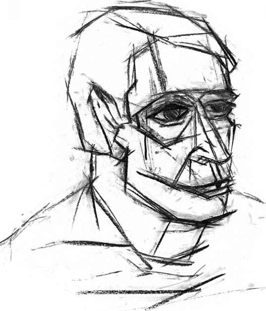 537x627 The Artist Wanted The Incised Line