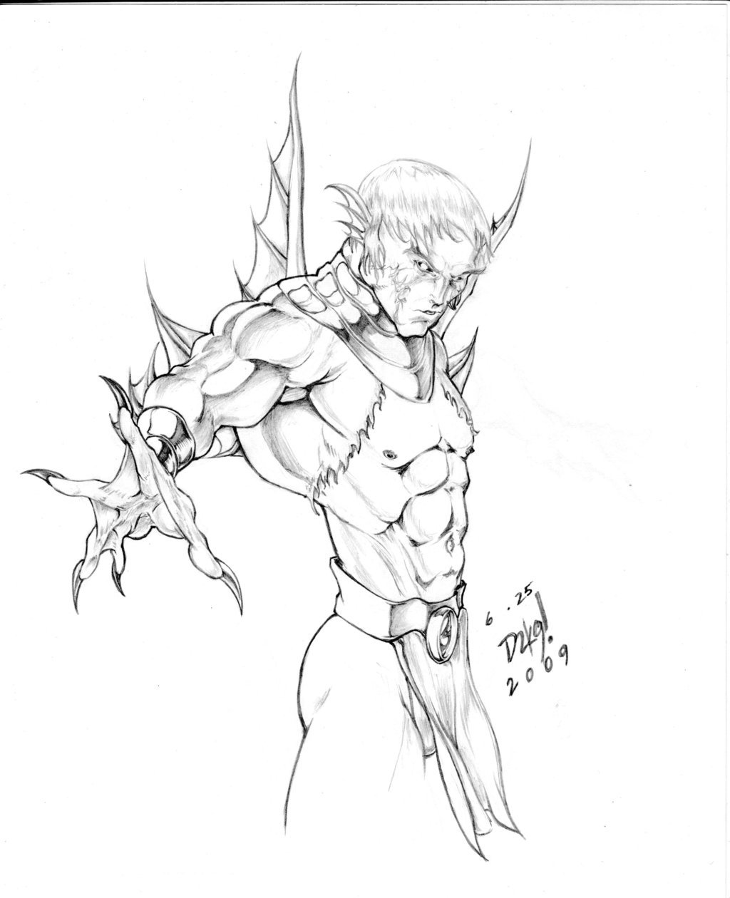 1024x1260 Kris Diaz's Poseidon By Doomsmith