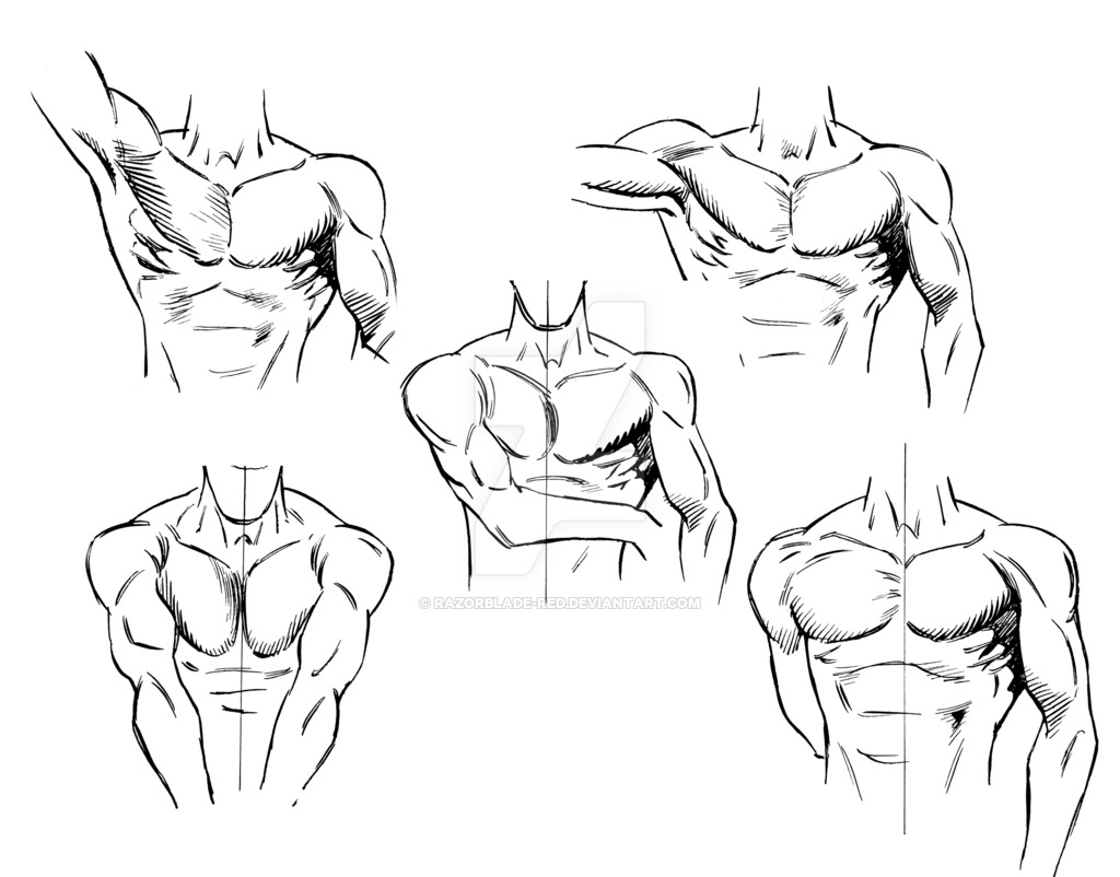 1024x802 Male Pose Study I By Razorblade Red On Drawings