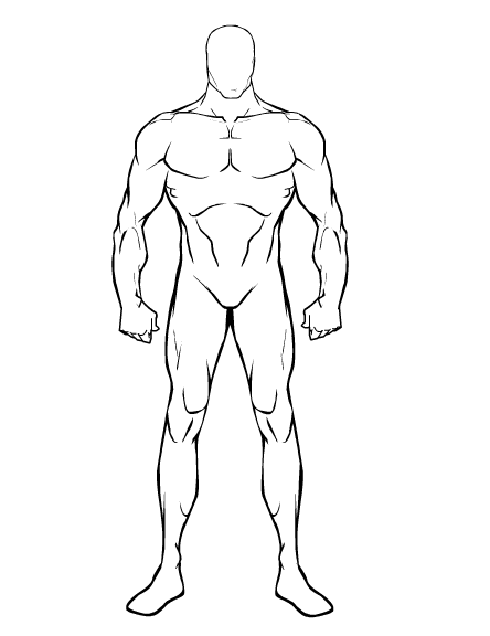 444x576 Male Standing Pose 2 By Expoartexplorer
