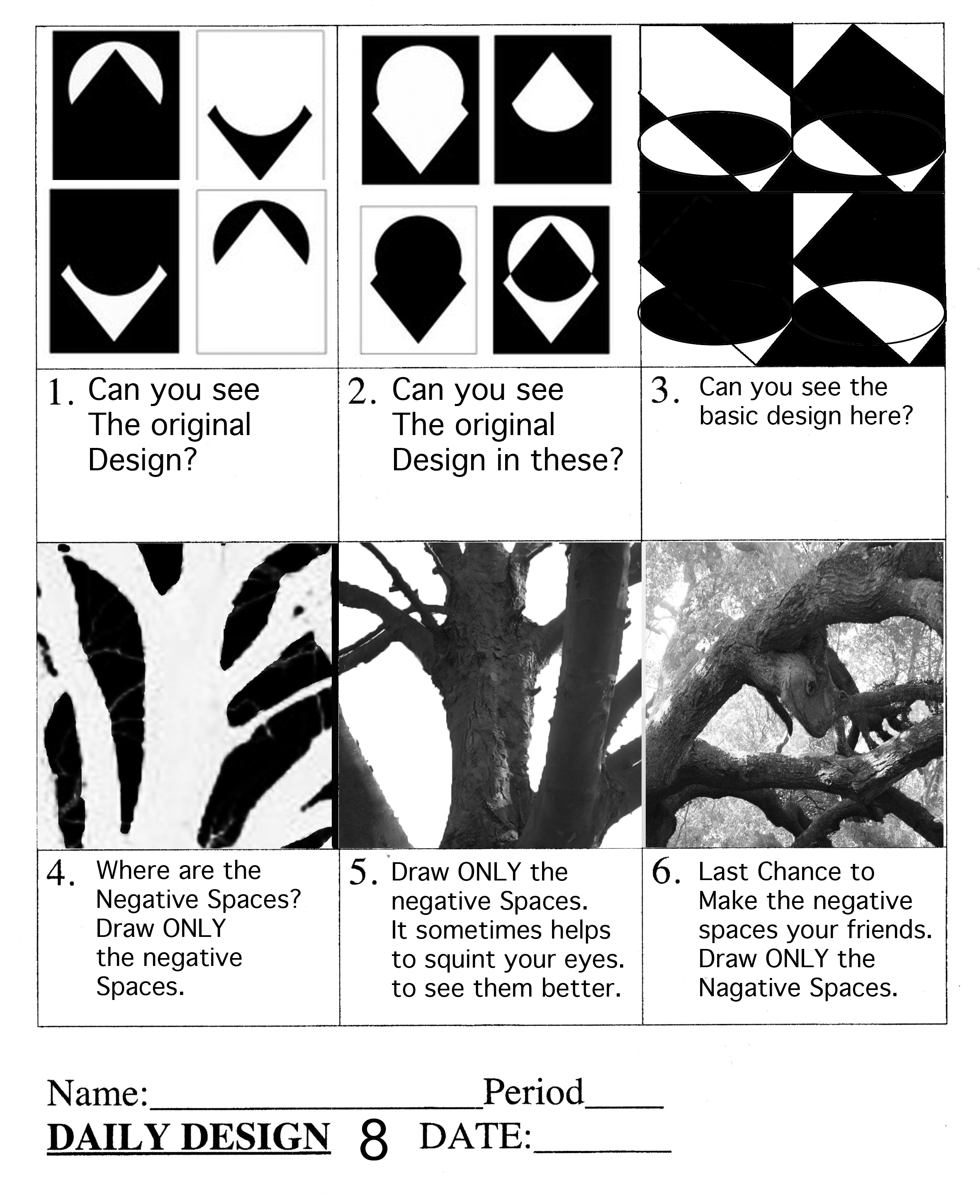 2363x2903 Art 2d3d Last Grading Period Printable Page