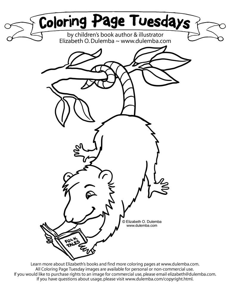 773x1000 Dulemba Coloring Page Tuesday